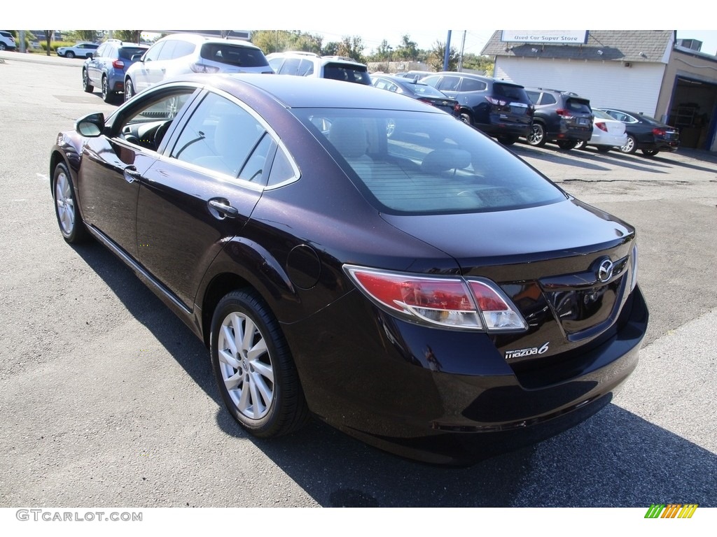 2011 MAZDA6 i Touring Sedan - Black Cherry Metallic / Beige photo #7