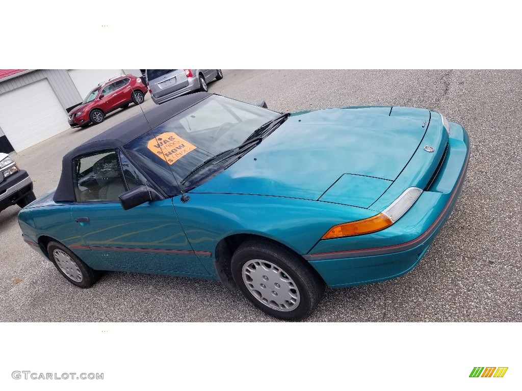 Marine Blue Metallic 1993 Mercury Capri Convertible Exterior Photo #139753031