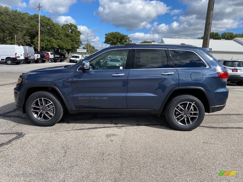 Slate Blue Pearl 2021 Jeep Grand Cherokee Limited 4x4 Exterior Photo #139753421