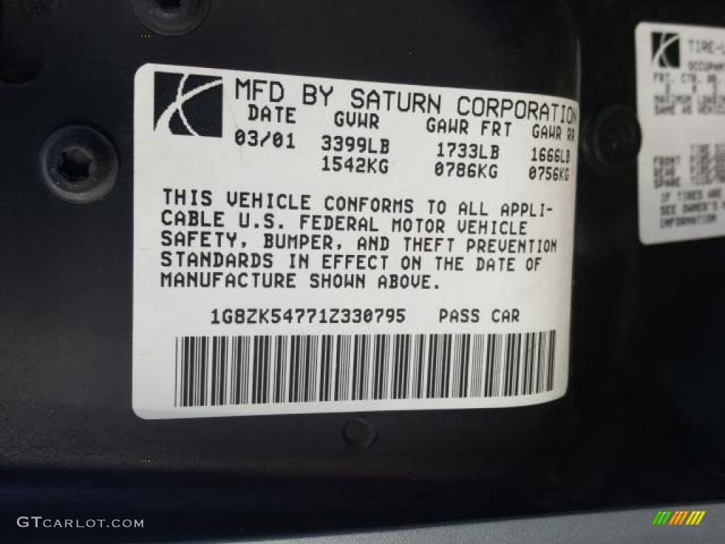 2001 S Series SL2 Sedan - Silver Blue / Gray photo #6