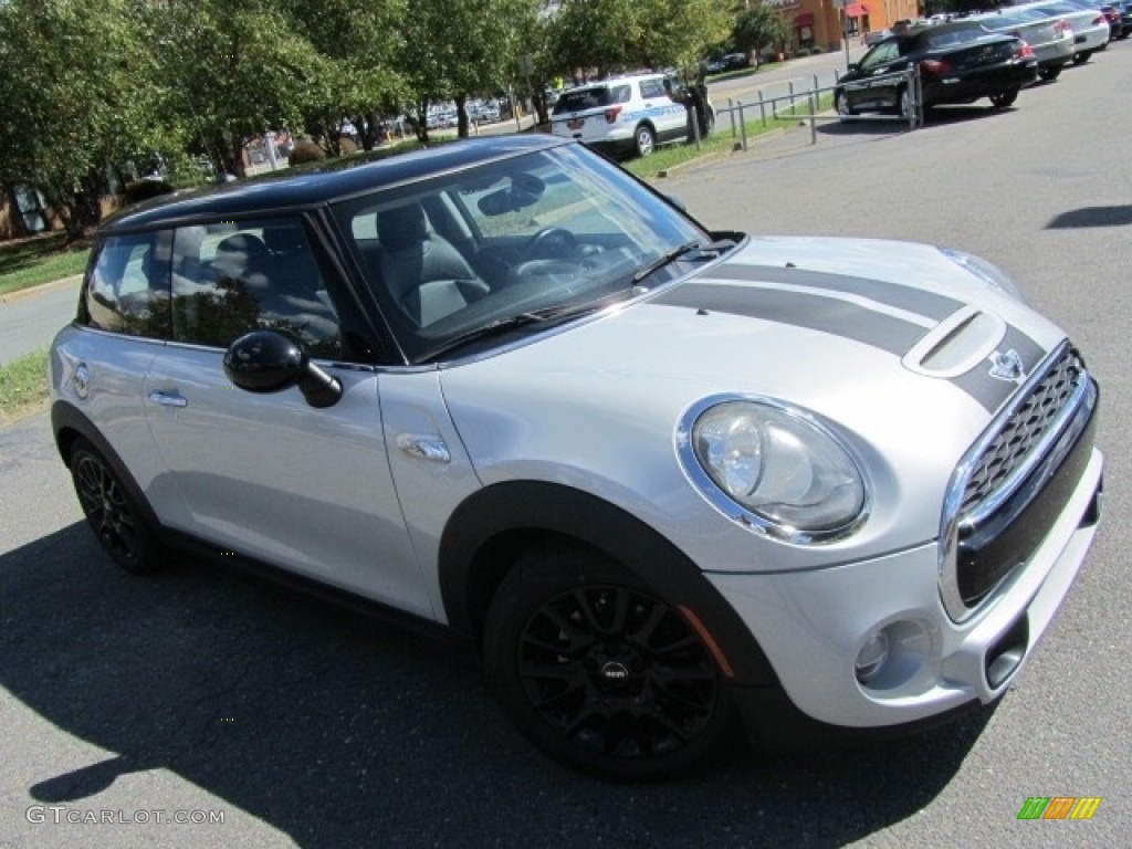 2014 Cooper S Hardtop - White Silver Metallic / Carbon Black photo #3
