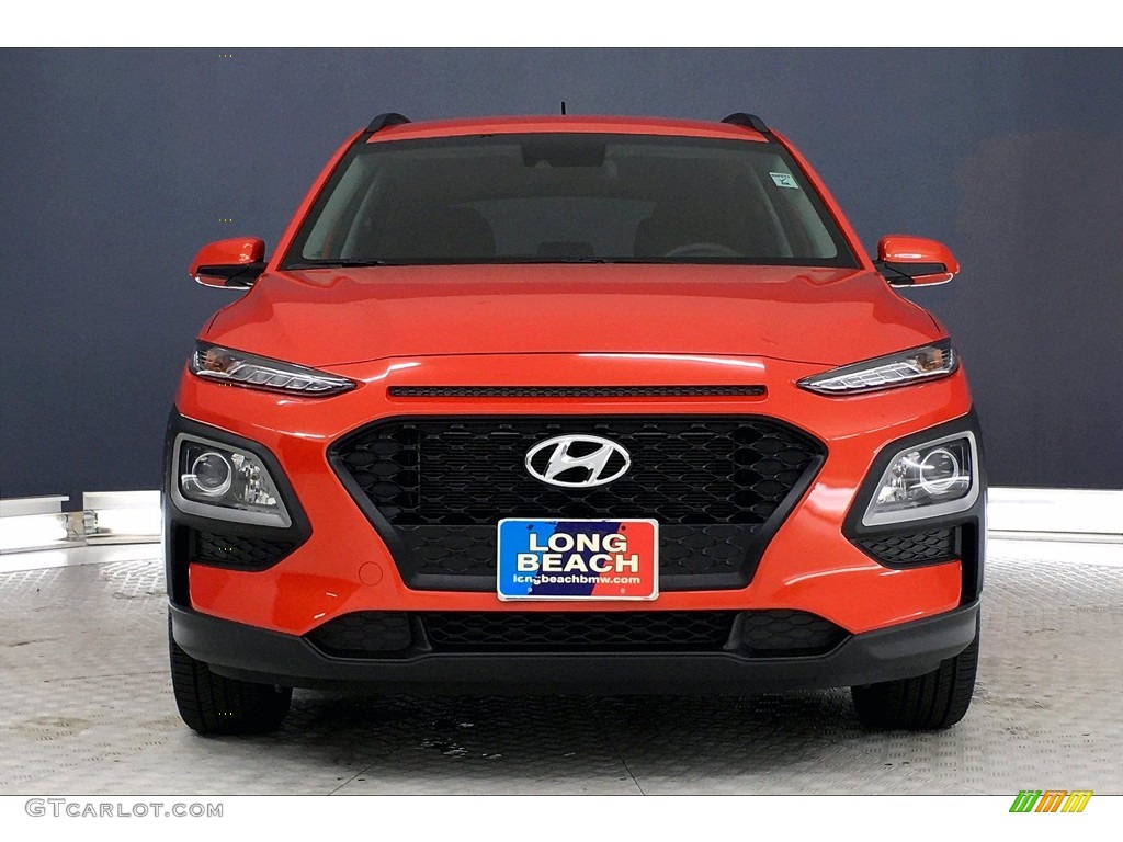 2019 Kona SEL - Sunset Orange / Black photo #2
