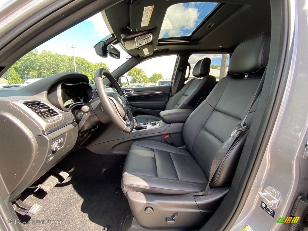 Black Interior 2021 Jeep Grand Cherokee Limited 4x4 Photo #139754165