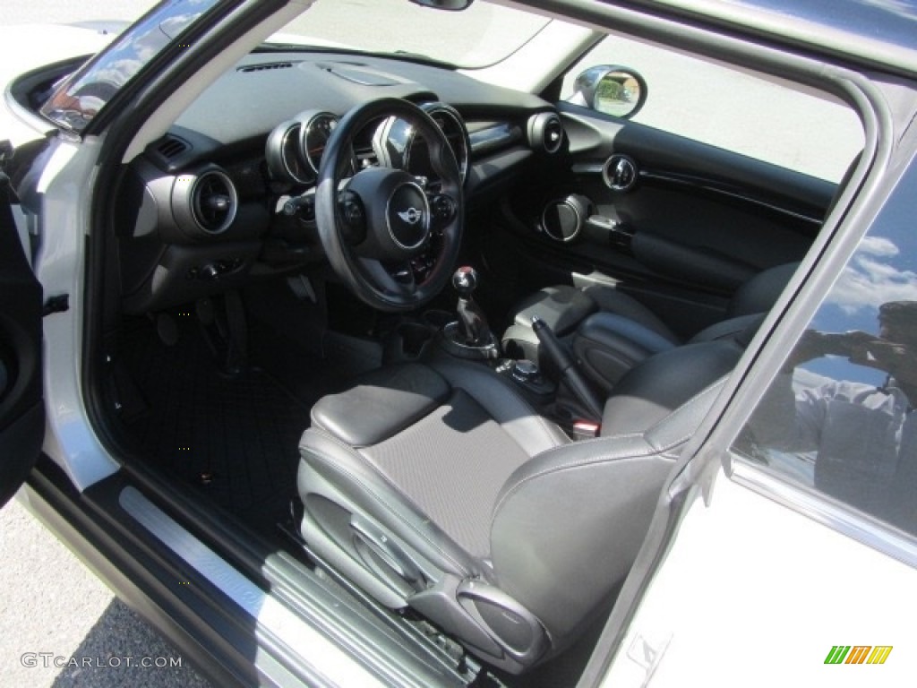 2014 Cooper S Hardtop - White Silver Metallic / Carbon Black photo #17