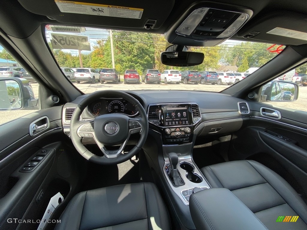 Black Interior 2021 Jeep Grand Cherokee Limited 4x4 Photo #139754222