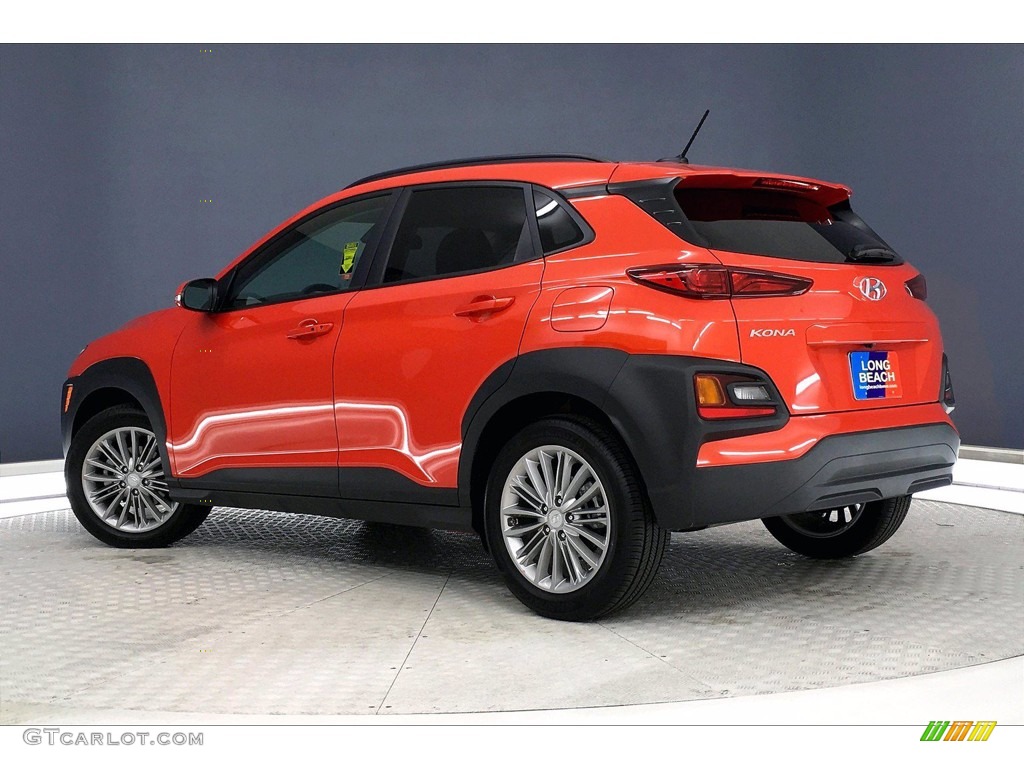 2019 Kona SEL - Sunset Orange / Black photo #10