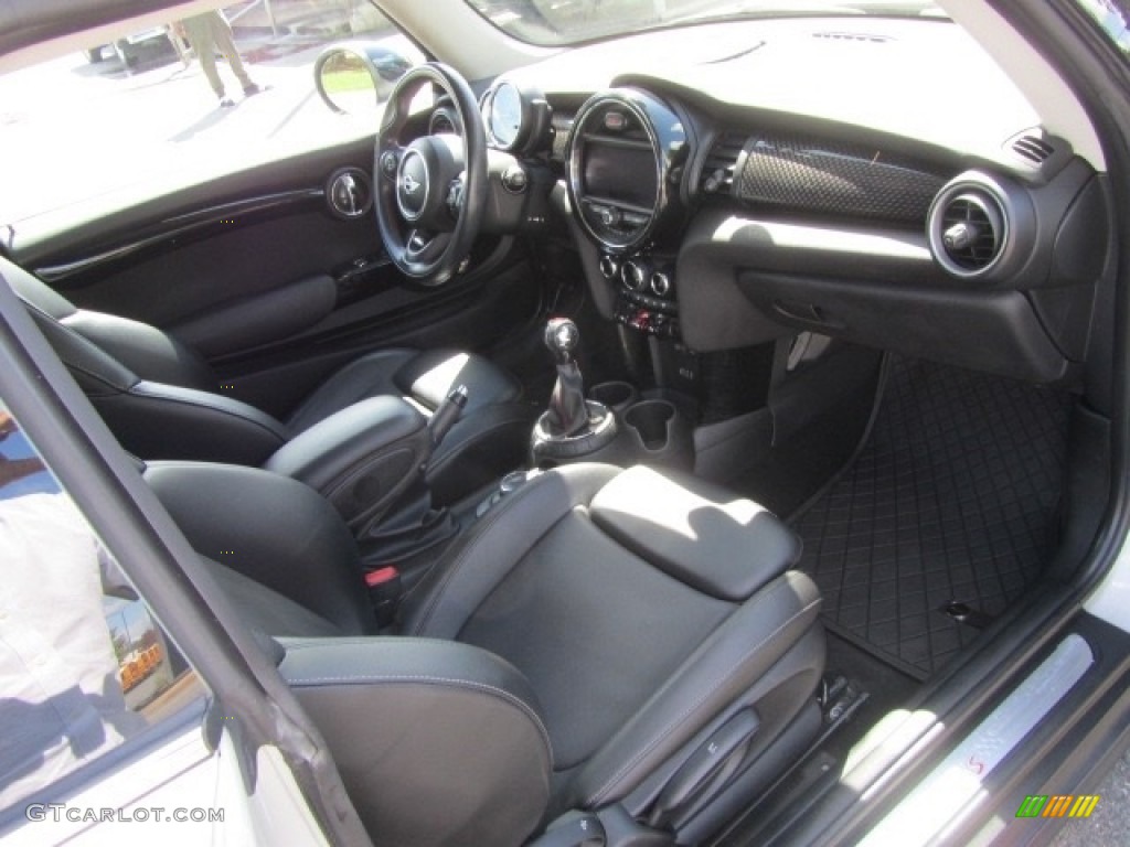 2014 Cooper S Hardtop - White Silver Metallic / Carbon Black photo #22