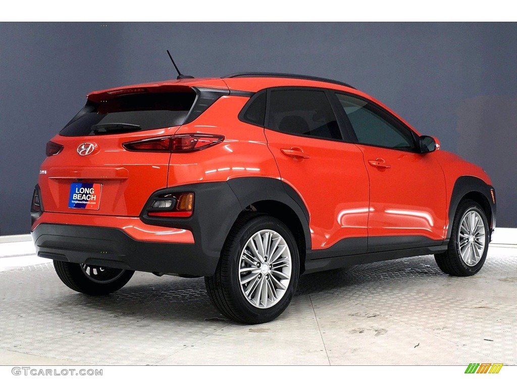 2019 Kona SEL - Sunset Orange / Black photo #13