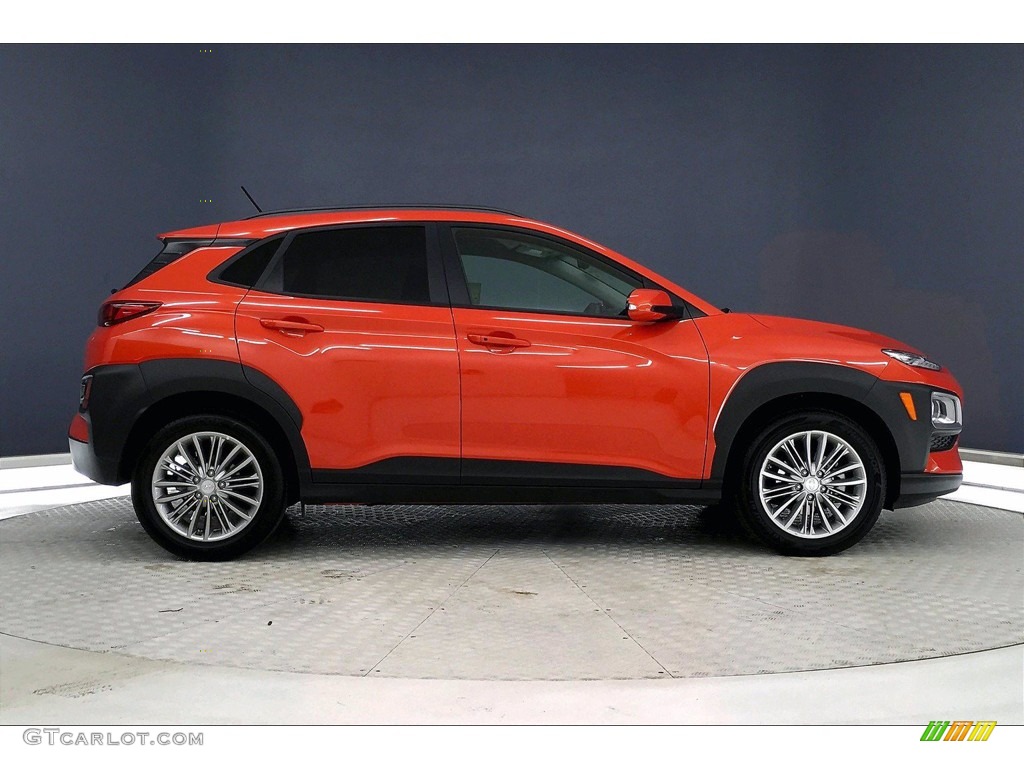 2019 Kona SEL - Sunset Orange / Black photo #14