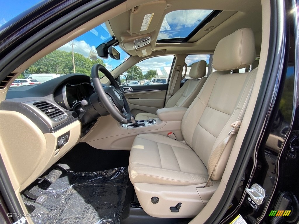 Light Frost Beige/Black Interior 2021 Jeep Grand Cherokee Limited 4x4 Photo #139754456