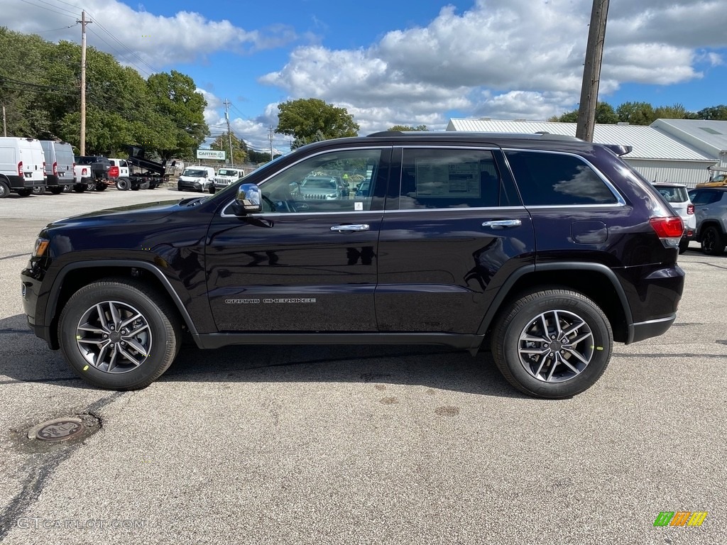 Sangria Metallic 2021 Jeep Grand Cherokee Limited 4x4 Exterior Photo #139754615