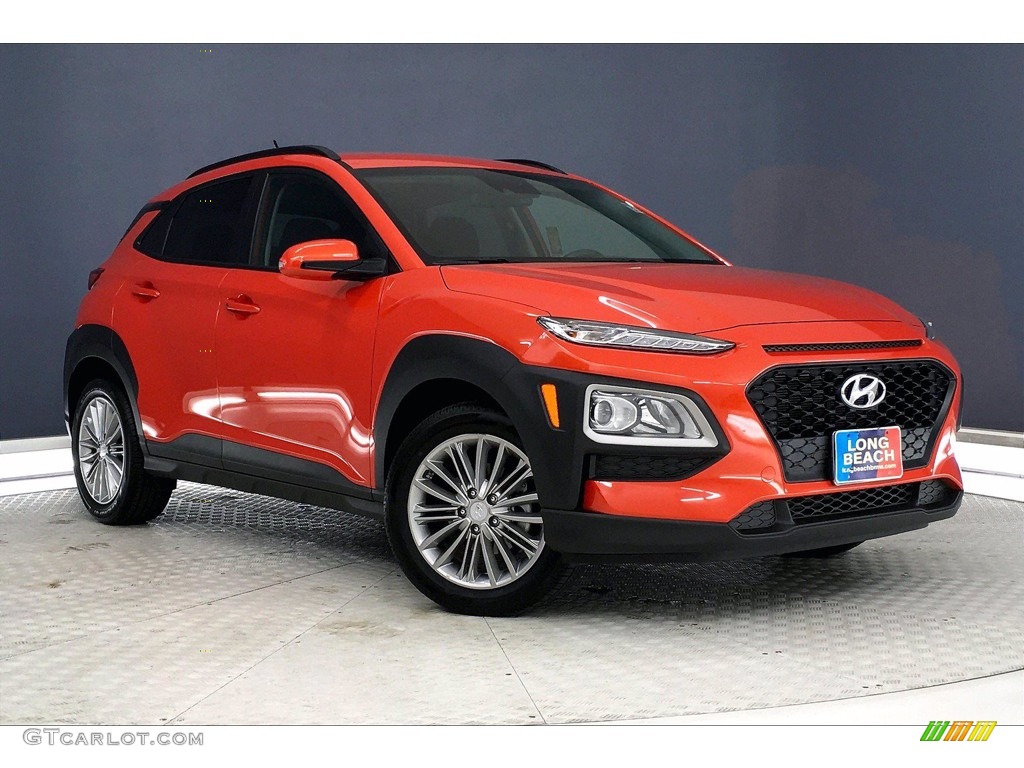2019 Kona SEL - Sunset Orange / Black photo #36