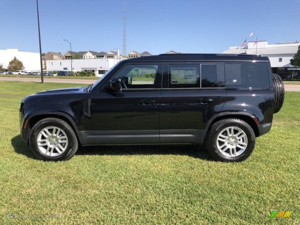 Santorini Black Metallic 2020 Land Rover Defender 110 S Exterior Photo #139755583