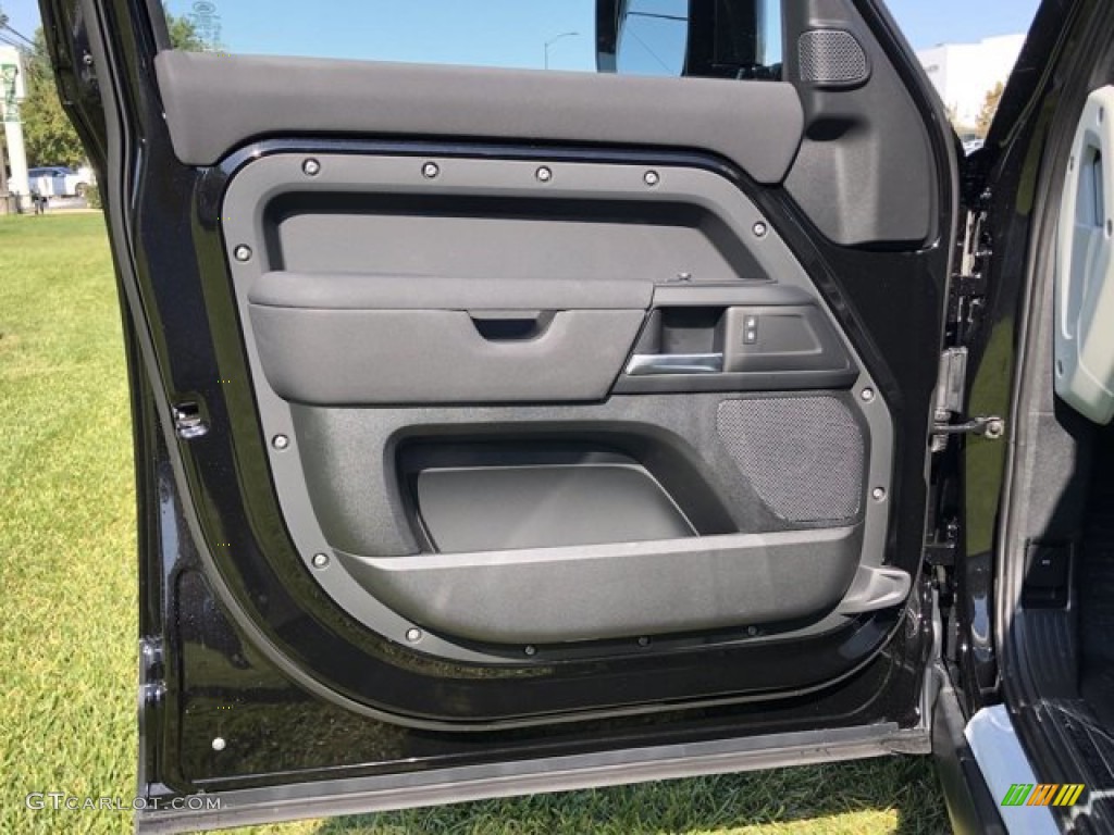 2020 Land Rover Defender 110 S Ebony Door Panel Photo #139755737