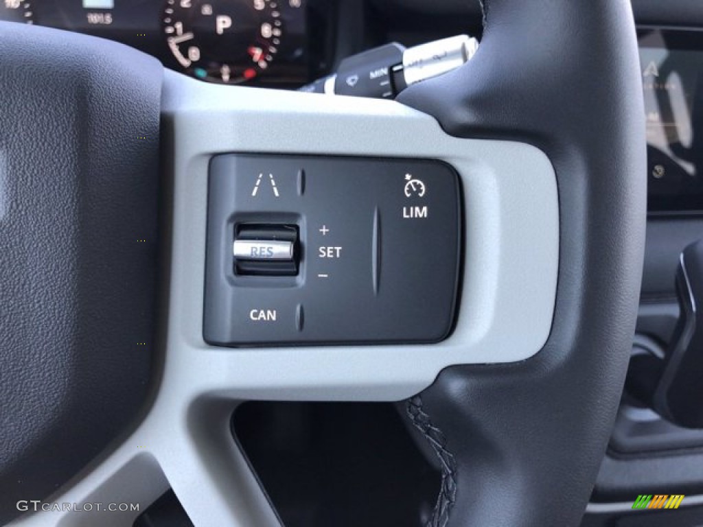 2020 Land Rover Defender 110 S Ebony Steering Wheel Photo #139755785