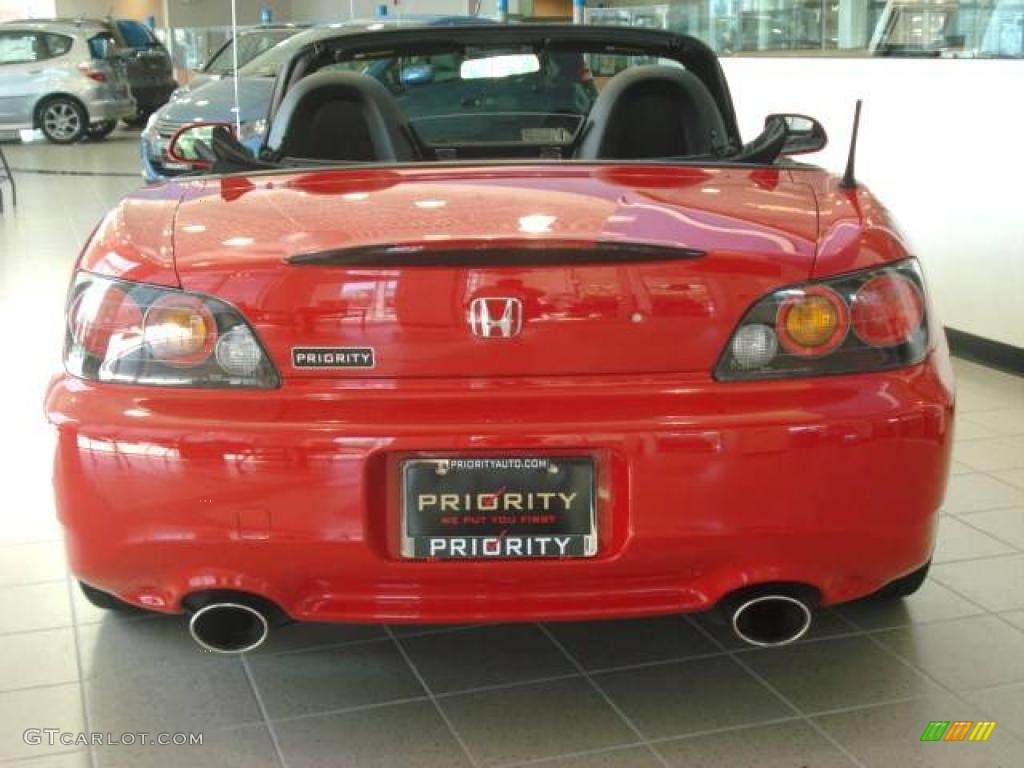 2006 S2000 Roadster - New Formula Red / Black photo #4