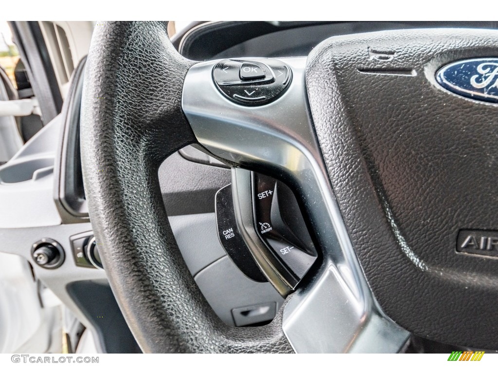 2016 Ford Transit 250 Van XL LR Regular Pewter Steering Wheel Photo #139758433