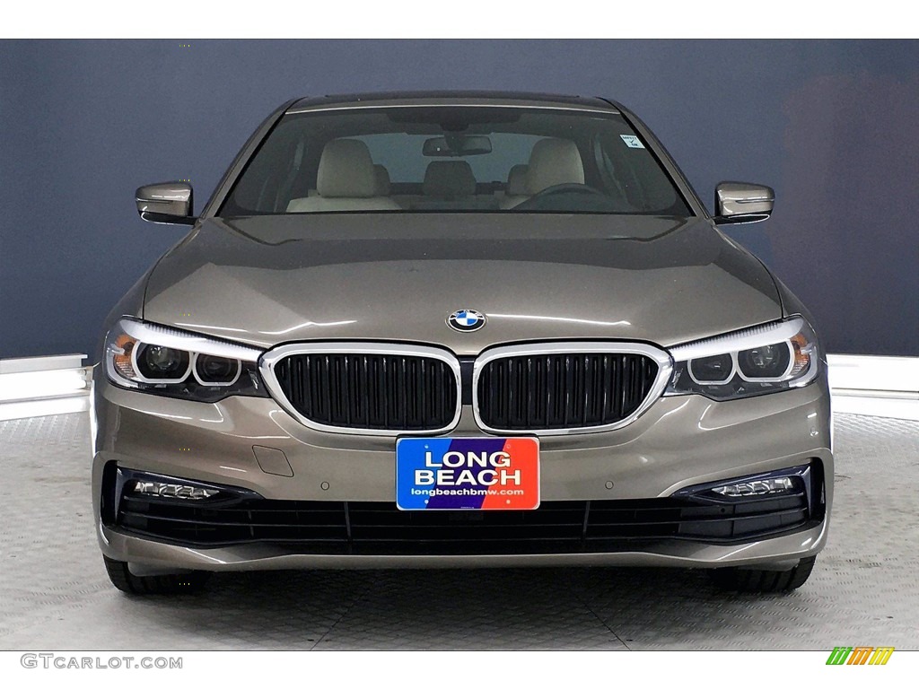 2017 5 Series 530i Sedan - Atlas Cedar Metallic / Canberra Beige photo #2