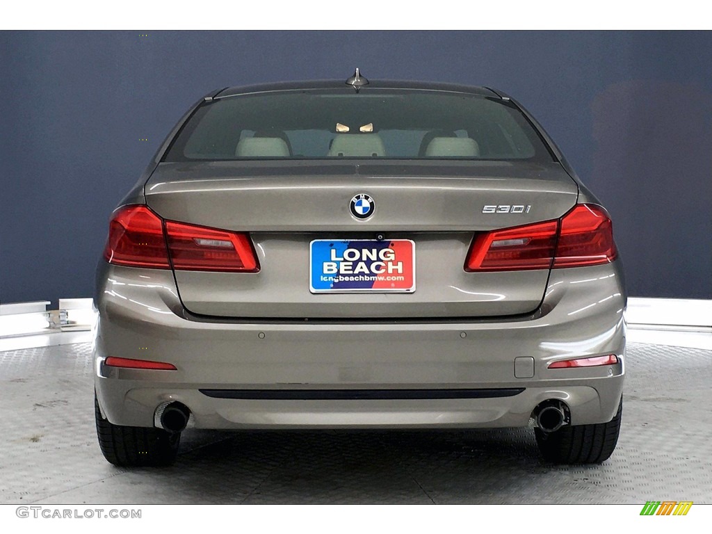 2017 5 Series 530i Sedan - Atlas Cedar Metallic / Canberra Beige photo #3