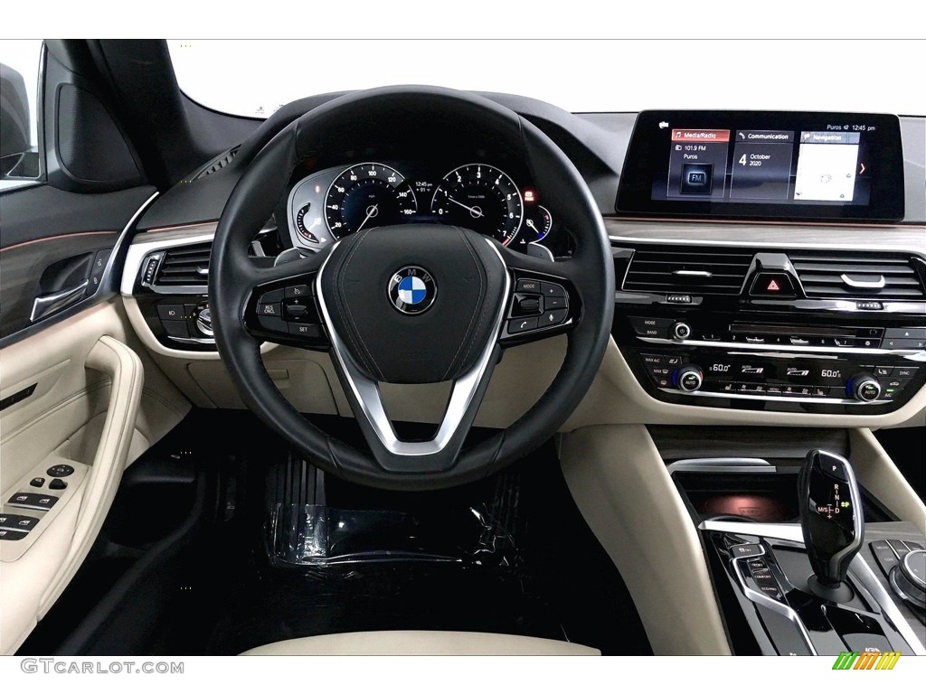 2017 5 Series 530i Sedan - Atlas Cedar Metallic / Canberra Beige photo #4