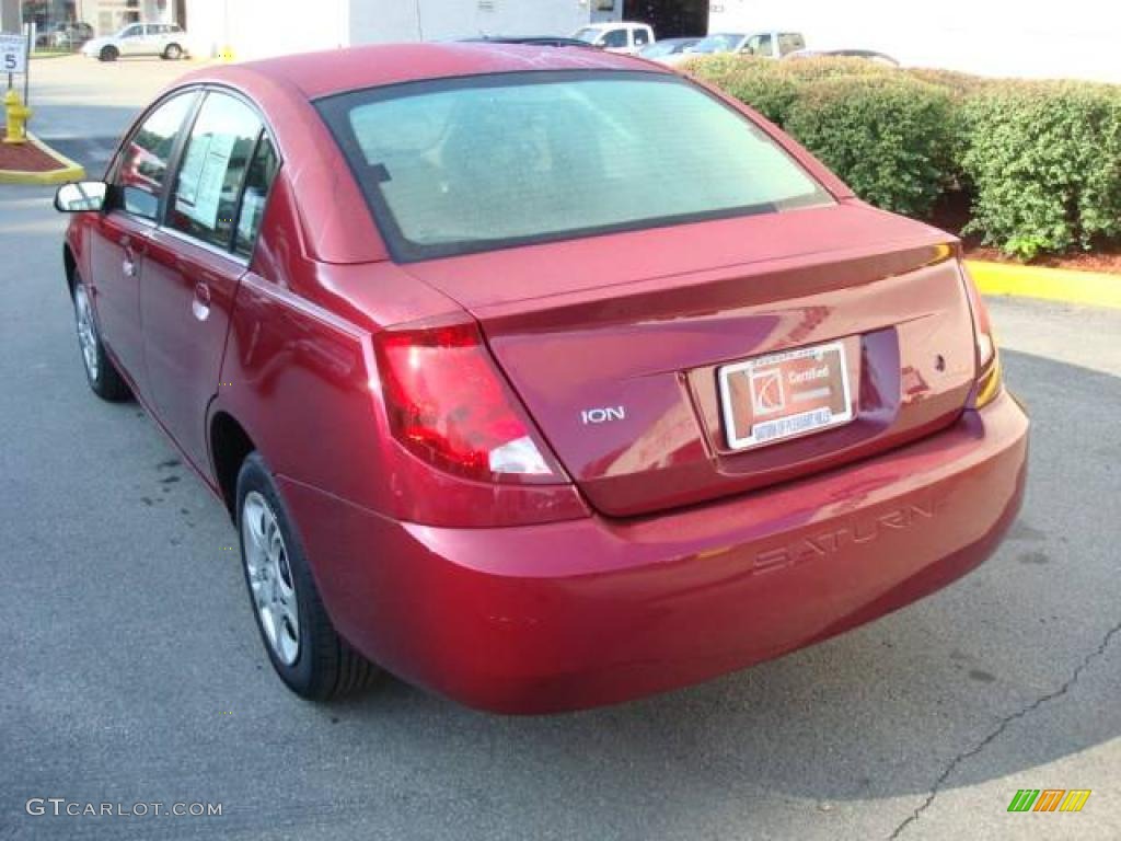 2005 ION 2 Sedan - Berry Red / Gray photo #2