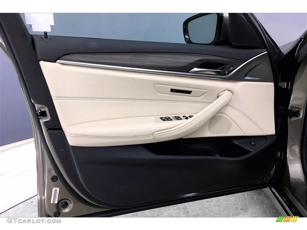 2017 5 Series 530i Sedan - Atlas Cedar Metallic / Canberra Beige photo #23