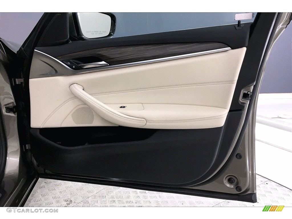 2017 5 Series 530i Sedan - Atlas Cedar Metallic / Canberra Beige photo #24