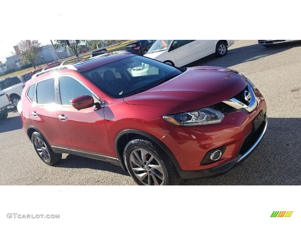2016 Rogue SL - Cayenne Red / Charcoal photo #11