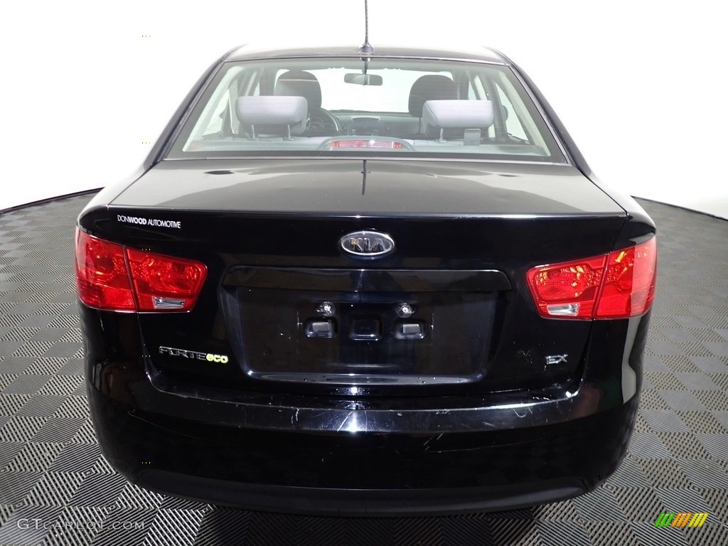 2012 Forte EX - Ebony Black / Black photo #11