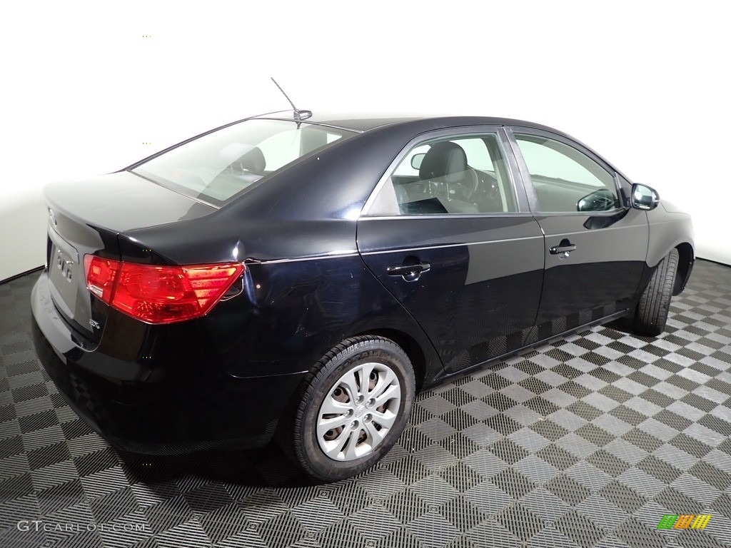 2012 Forte EX - Ebony Black / Black photo #14