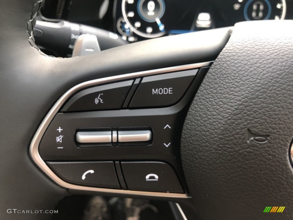 2021 Hyundai Palisade Limited AWD Black Steering Wheel Photo #139761448