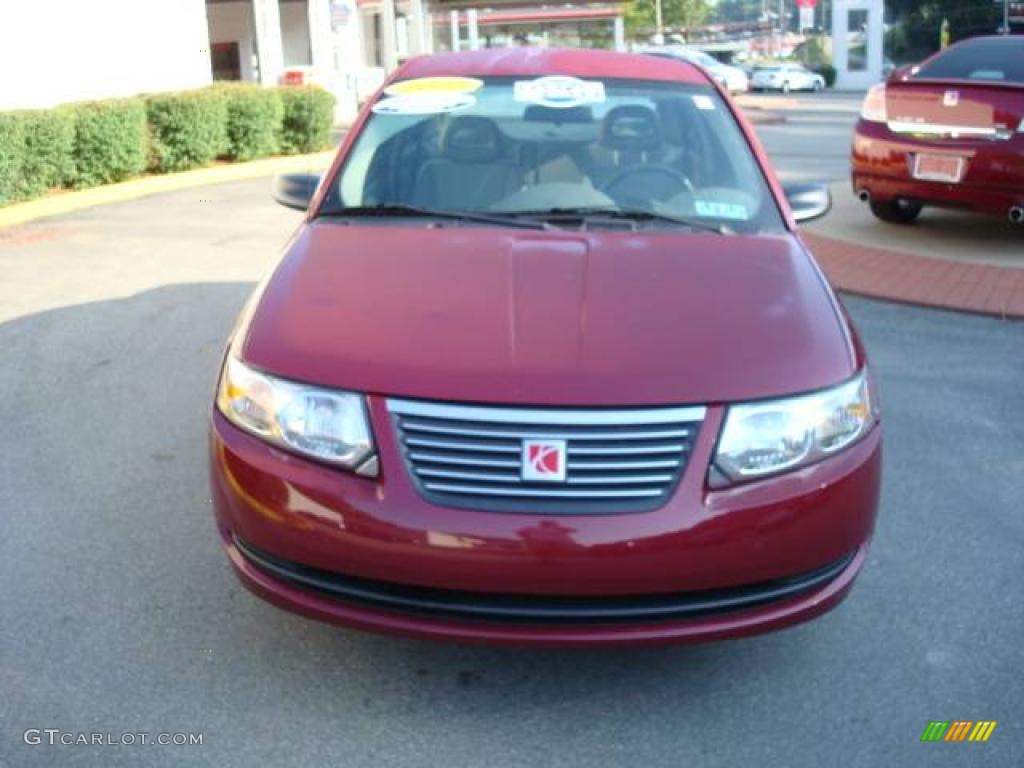 2005 ION 2 Sedan - Berry Red / Gray photo #6