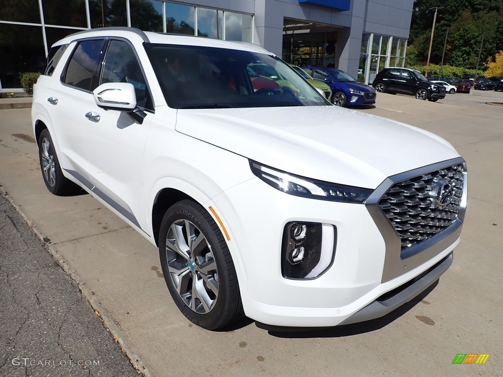 2021 Palisade Limited AWD - Hyper White / Black photo #3