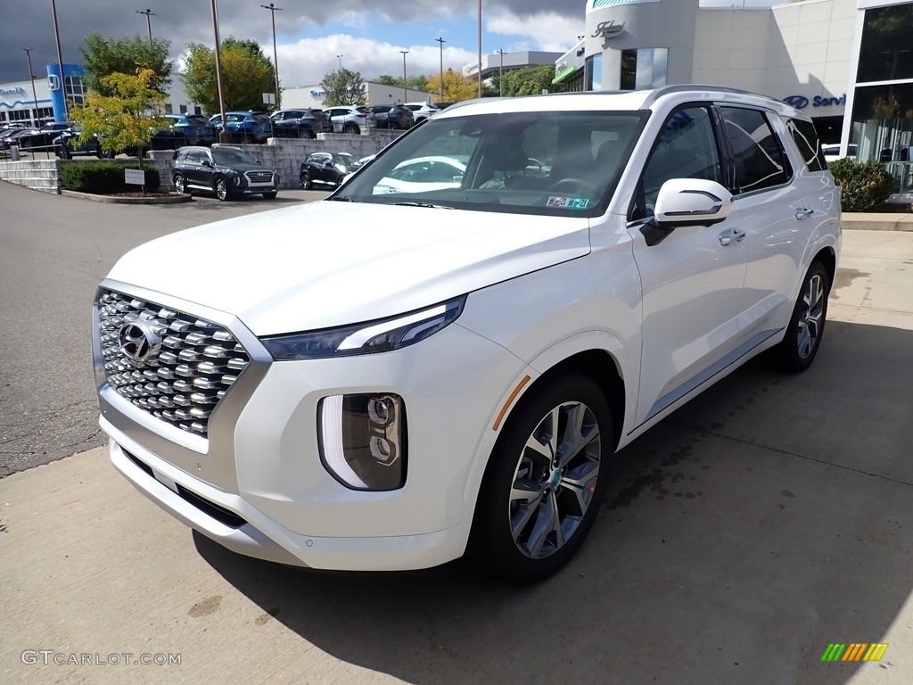 Hyper White 2021 Hyundai Palisade Limited AWD Exterior Photo #139761691