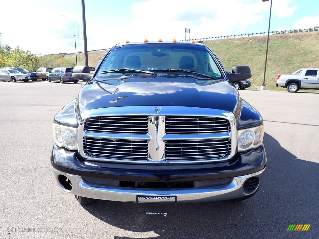 2004 Ram 3500 SLT Regular Cab 4x4 Dually - Black / Dark Slate Gray photo #4