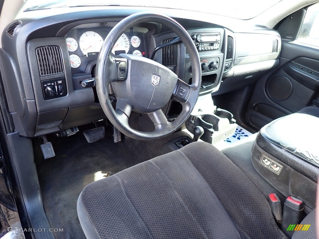 Dark Slate Gray Interior 2004 Dodge Ram 3500 SLT Regular Cab 4x4 Dually Photo #139762258