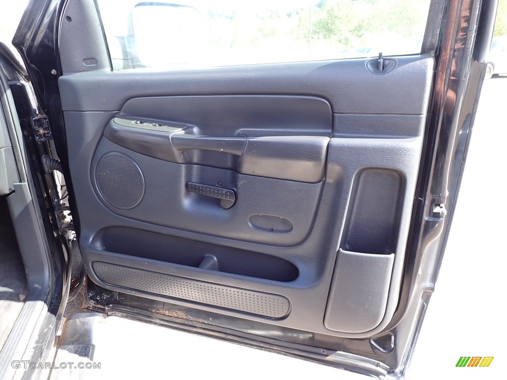 2004 Dodge Ram 3500 SLT Regular Cab 4x4 Dually Dark Slate Gray Door Panel Photo #139762285