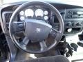 Dark Slate Gray 2004 Dodge Ram 3500 SLT Regular Cab 4x4 Dually Steering Wheel