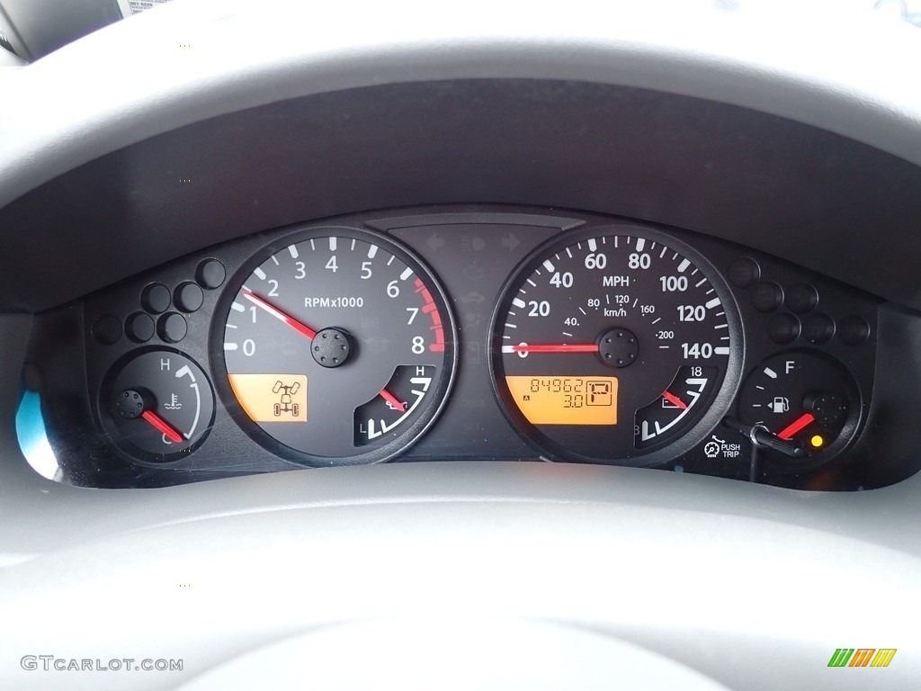 2017 Nissan Frontier SV Crew Cab 4x4 Gauges Photo #139764436