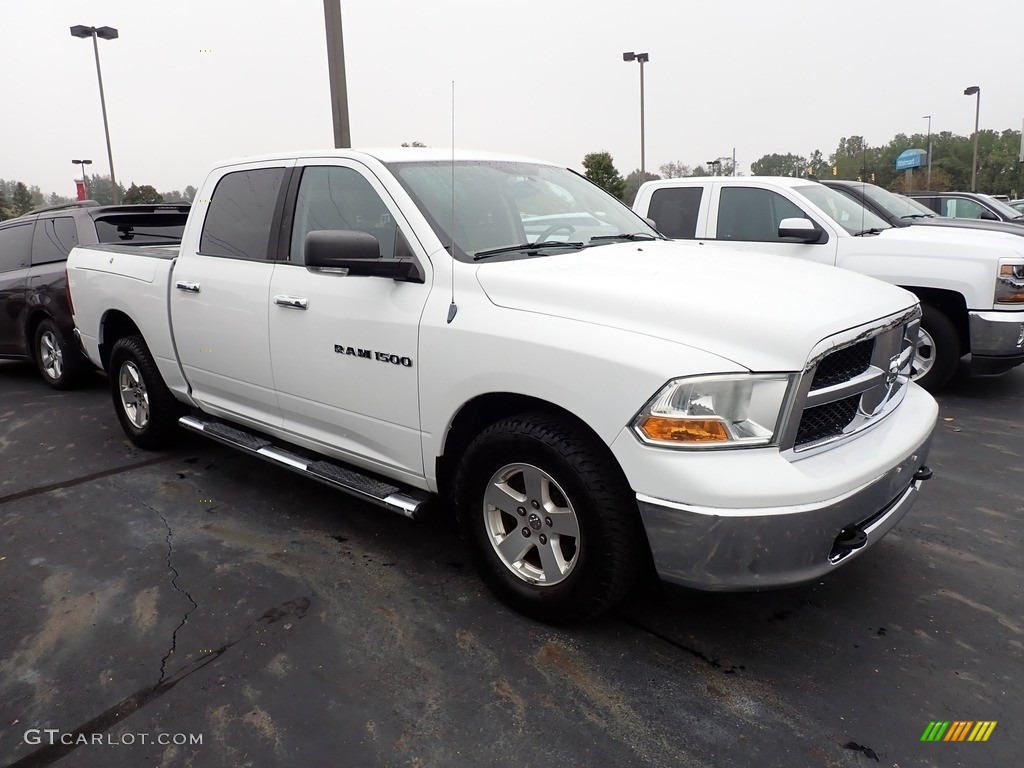 2012 Ram 1500 SLT Crew Cab - Bright White / Dark Slate Gray/Medium Graystone photo #1