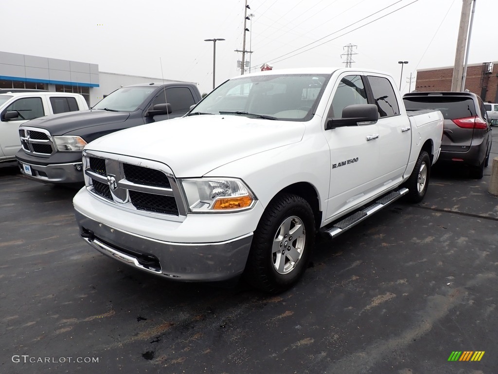 Bright White 2012 Dodge Ram 1500 SLT Crew Cab Exterior Photo #139765057