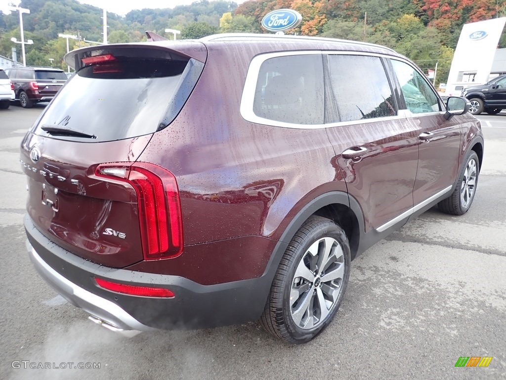 2021 Telluride S AWD - Sangria / Black photo #2