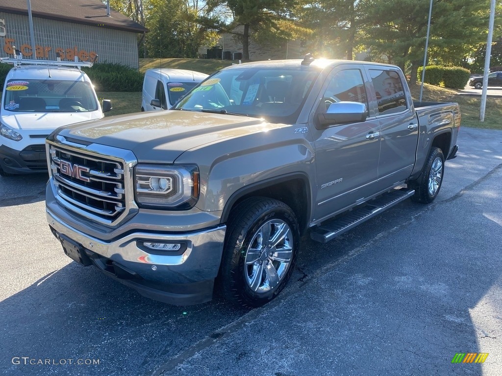 2017 Sierra 1500 SLT Crew Cab 4WD - Pepperdust Metallic / Cocoa/­Dune photo #2