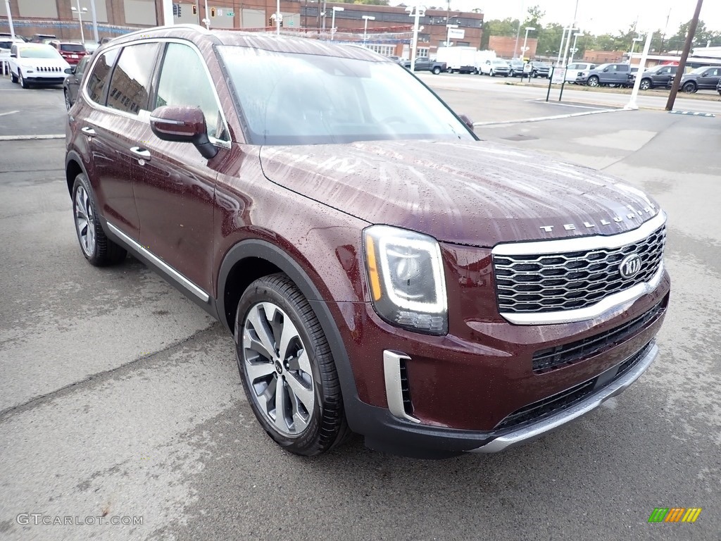2021 Telluride S AWD - Sangria / Black photo #3