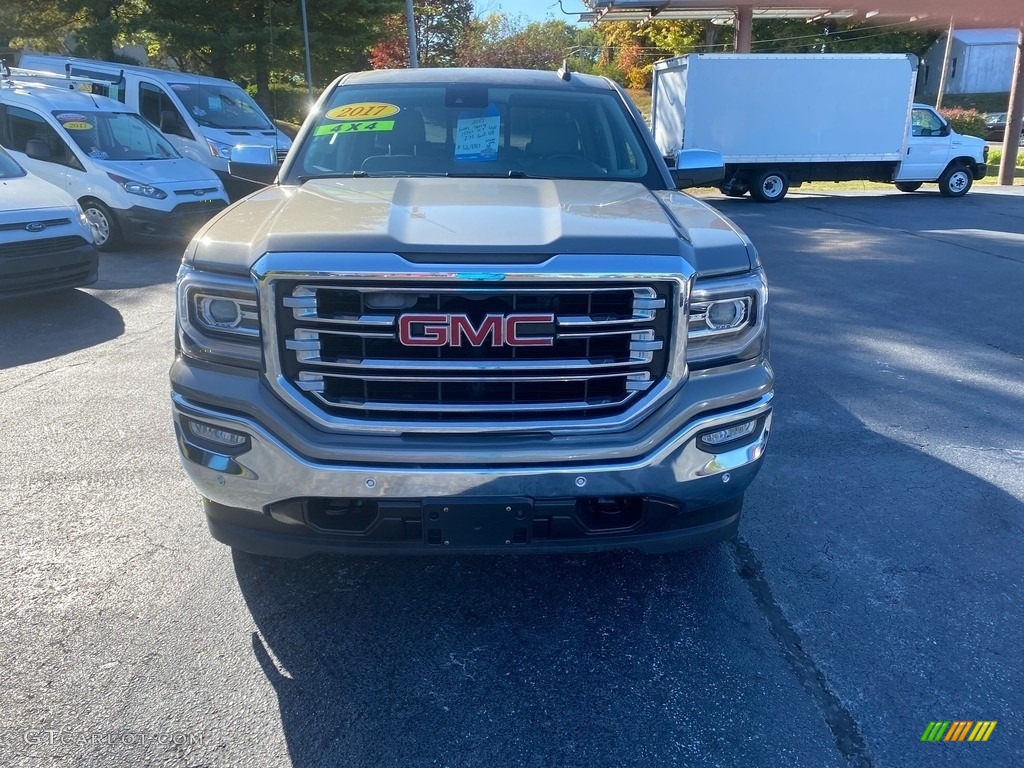 2017 Sierra 1500 SLT Crew Cab 4WD - Pepperdust Metallic / Cocoa/­Dune photo #3