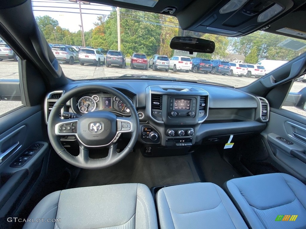 2021 Ram 1500 Big Horn Crew Cab 4x4 Diesel Gray/Black Dashboard Photo #139765332