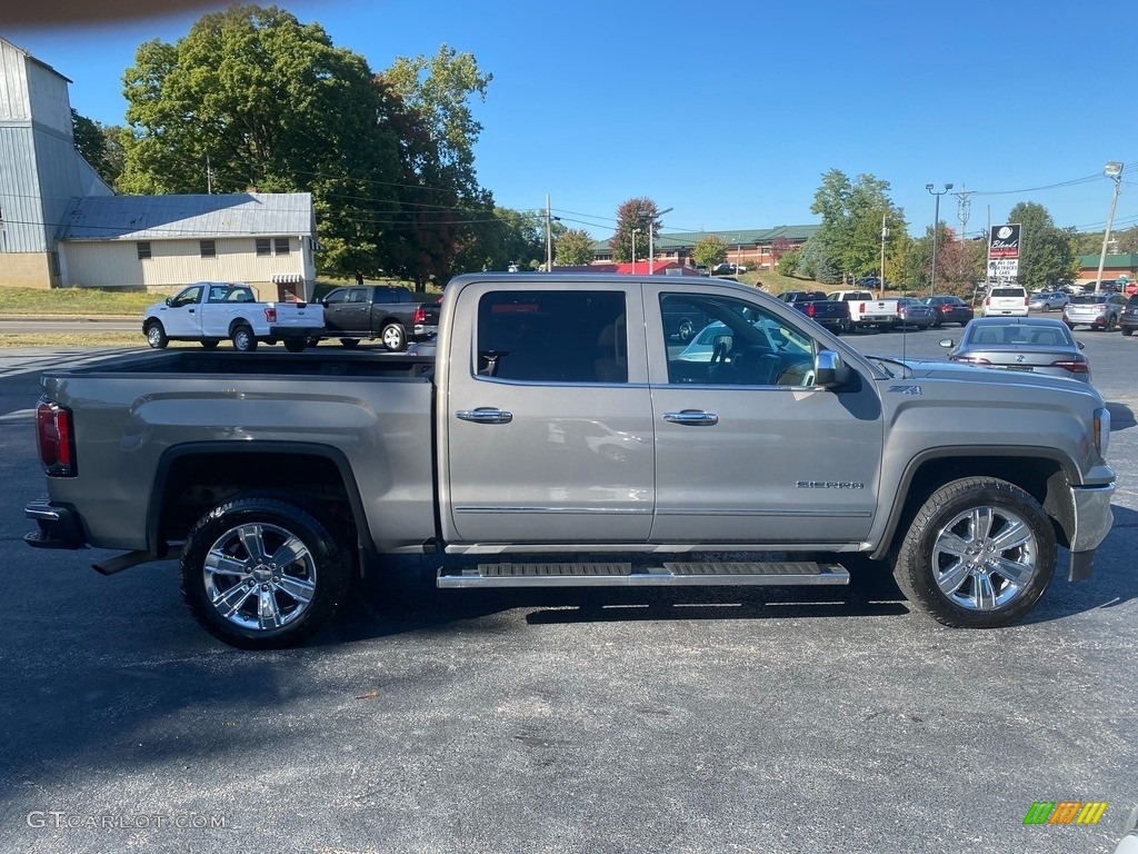 2017 Sierra 1500 SLT Crew Cab 4WD - Pepperdust Metallic / Cocoa/­Dune photo #5