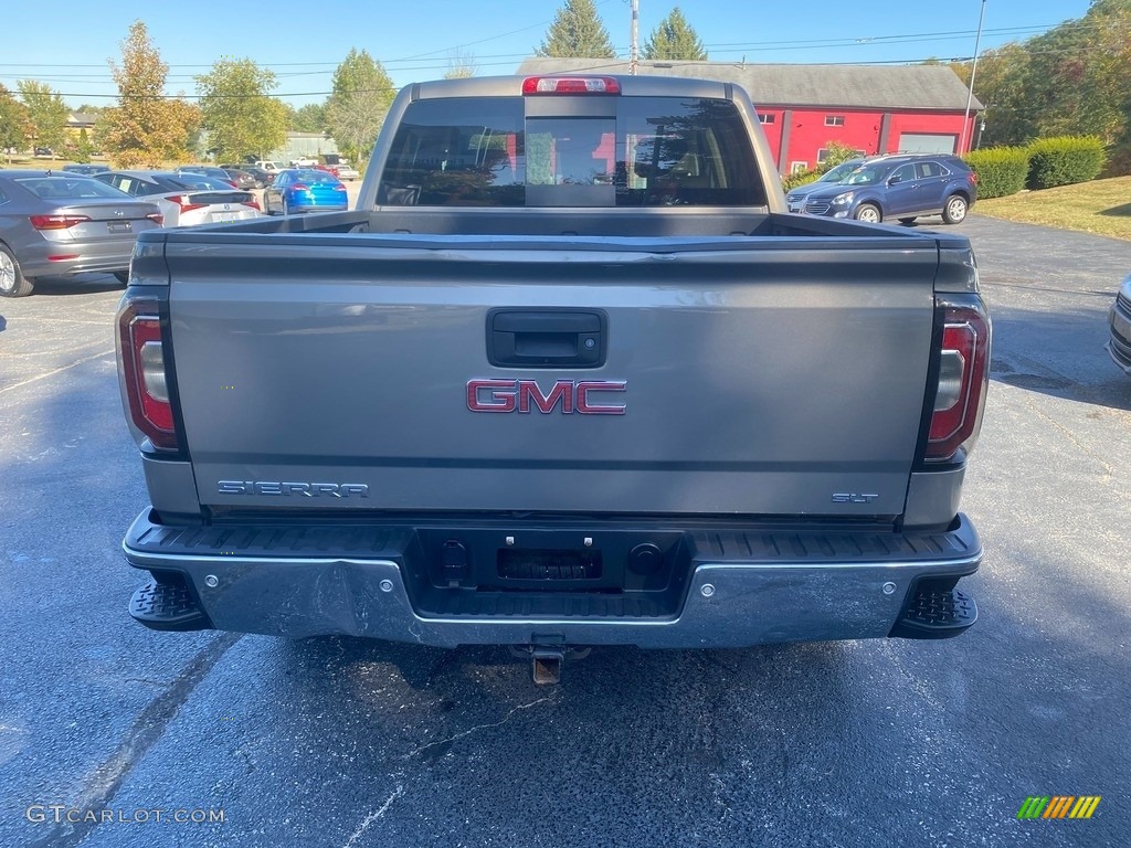 2017 Sierra 1500 SLT Crew Cab 4WD - Pepperdust Metallic / Cocoa/­Dune photo #7