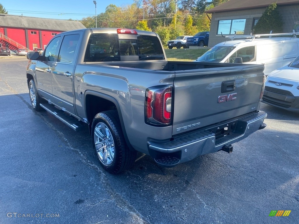2017 Sierra 1500 SLT Crew Cab 4WD - Pepperdust Metallic / Cocoa/­Dune photo #8