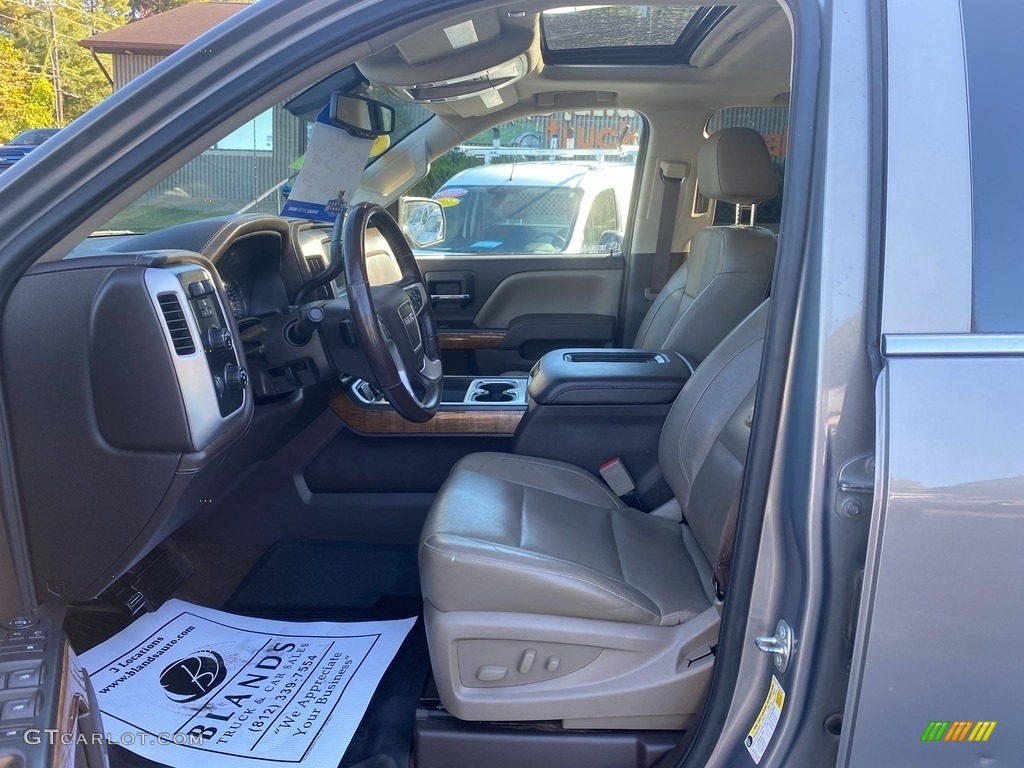 Cocoa/­Dune Interior 2017 GMC Sierra 1500 SLT Crew Cab 4WD Photo #139765501